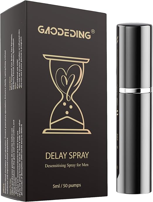 Read more about the article Gaodeding Delay Spray for Men Longer Sex Perseverance, Prevents Premature Climax, Delay Spray Portable and Confidential Bottle (5 ml, 50 Pumps)