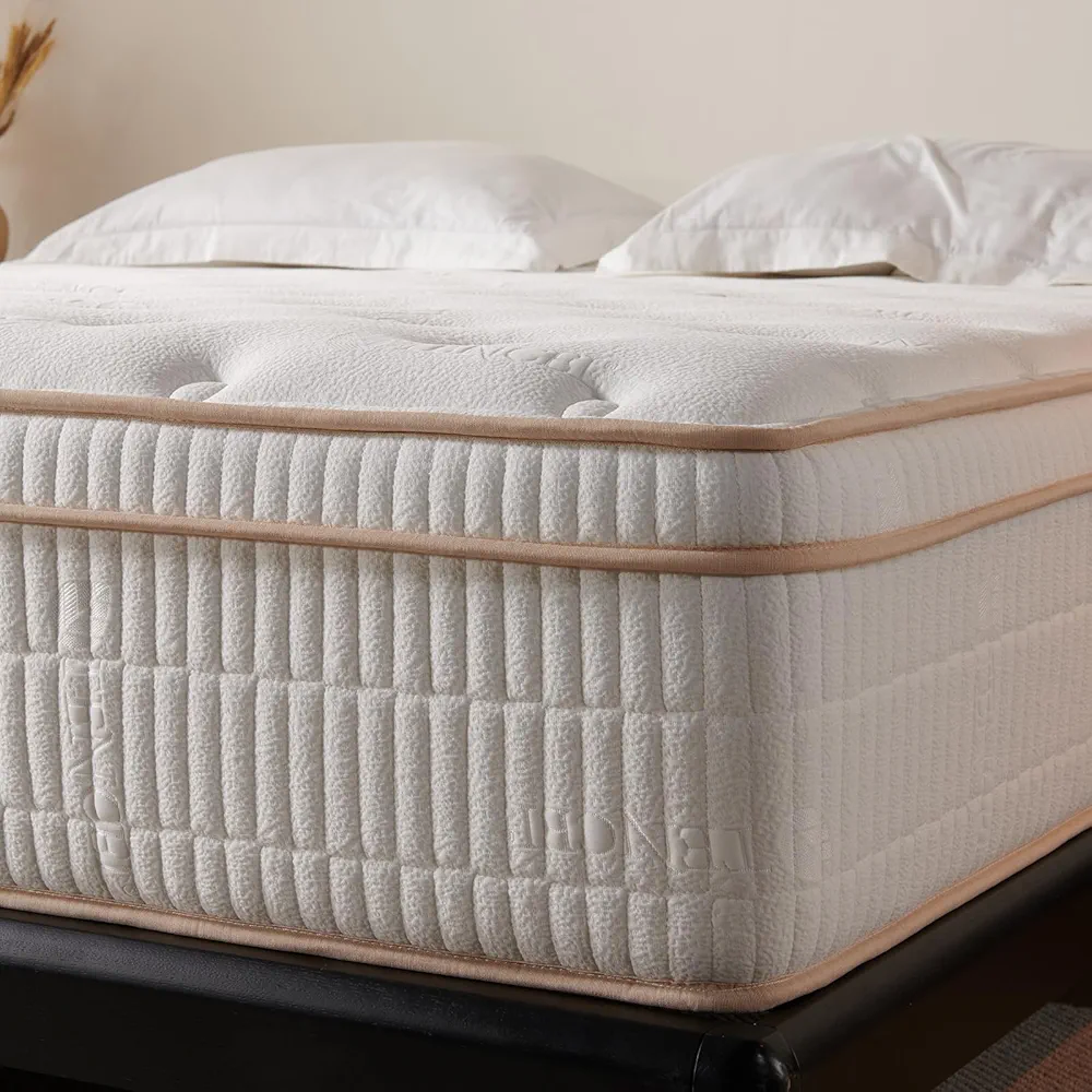 Read more about the article 10 Inch Twin Hybrid Mattress, Firm with Memory Foam and Individually Wrapped Pocket Coils, Fiberglass-Free