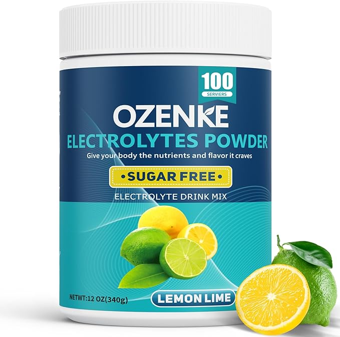 Read more about the article 100 Servings Electrolytes Powder Sugar Free Hydration Powder, Electrolyte Powder No Sugar