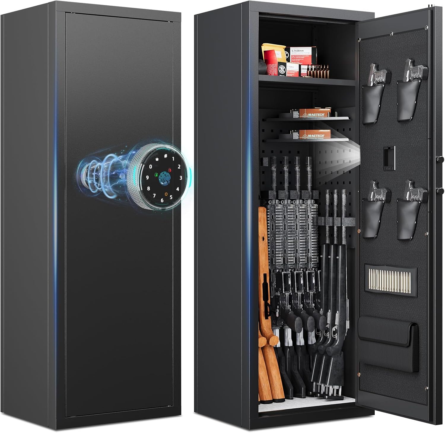 Read more about the article 12-15 Gun Safe Gun Safe for Rifles and Pistols Large Rifle Safe Biometric