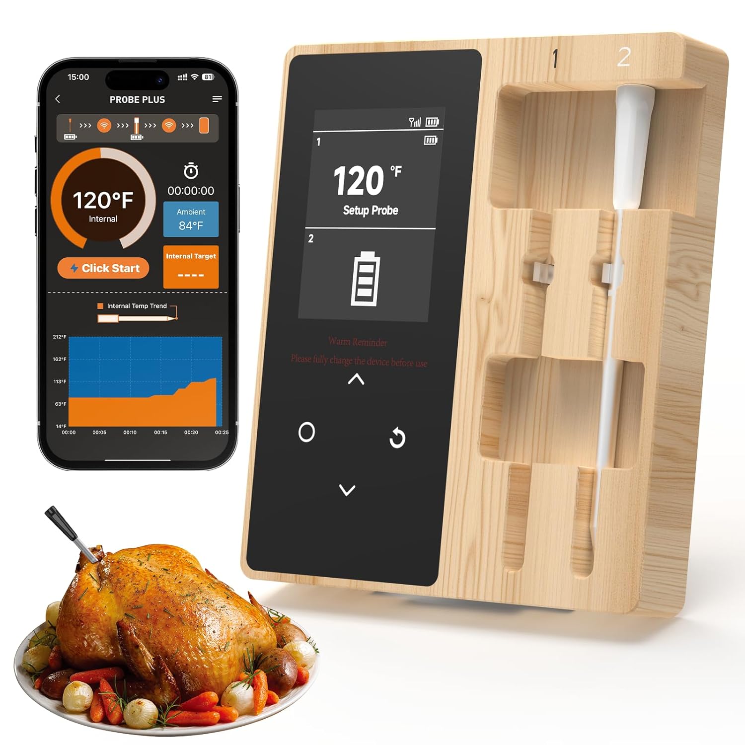 Read more about the article Smart Wireless Meat Thermometer