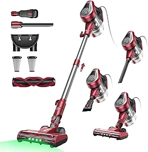 Read more about the article Vexilar C8 Corded Vacuum Cleaner,Powerful 600W 60KPa Lightweigh Vacuum Cleaner with LED,7M Cord,1.5L Dustbin Self-Standing Vacuum,6-in-1 Handheld Stick Vacuum for Hardwood,Pet Hair, Carpets
