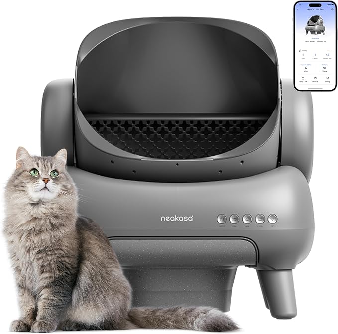 Read more about the article Neakasa M1 Open-Top Self Cleaning Cat Litter Box, Automatic Cat Litter Box with APP Control,