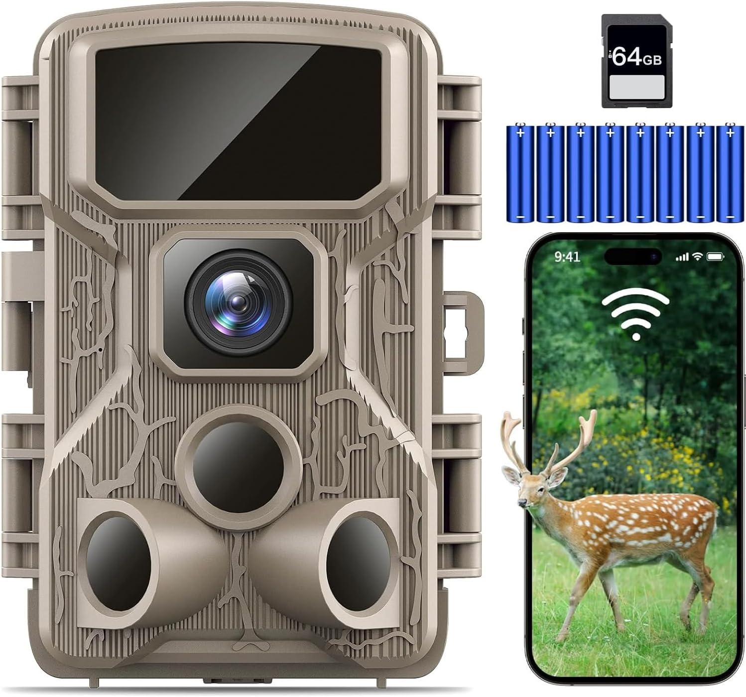 Read more about the article Trail Camera WiFi 4K 64MP