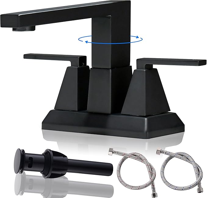 Read more about the article 4 Inch Black Bathroom Faucets