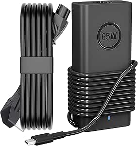 Read more about the article COOYA 65W USB C laptop power adapter, replacing Dell laptop charger, suitable for Dell Latitude 5540 5420 7400 5440 7440 3540 5520 7420 5430 7390 7320 5530 7430 3440 7340 5320 7410 7330 7530 XPS 13