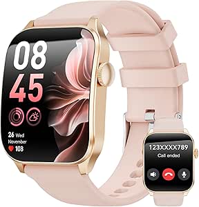 Read more about the article Smart Watch for Men Women Answer/Make Calls,1.91″ HD Curved Screen Fitness Watch with Heart Rate/Sleep Monitor,Step Counter,120+ Sports Activity Trackers,IP67 Waterproof Smartwatch for Android iOS