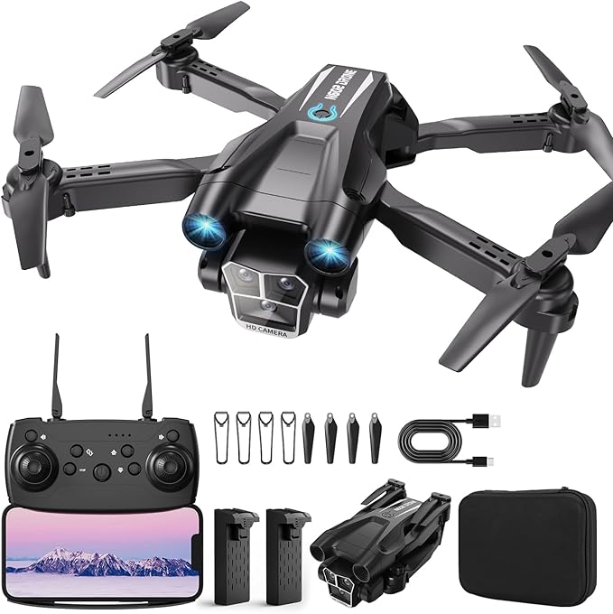 Read more about the article Drone with Camera 1080P HD, Mini Drone for Beginners Kids Adults, RC Quadcopter with 2 Batteries, Carrying Case