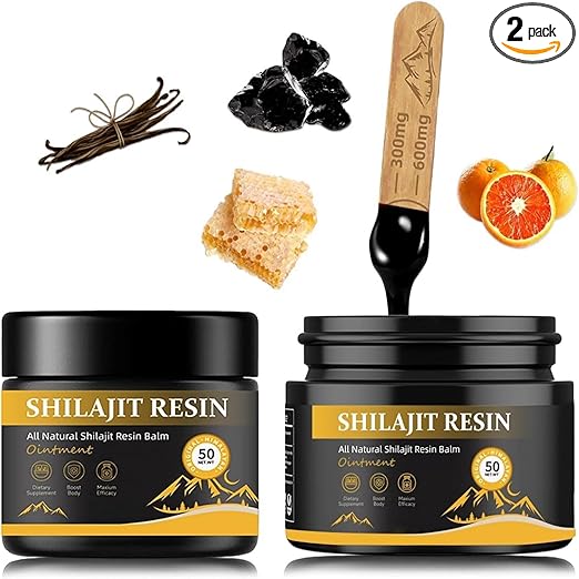 Read more about the article Pure Shilajit Himalayan Resin, Gold Seal Pure Shilajit Enriched with Fulvic Acid, Essential Minerals and 85+ Trace Elements to Boost Energy and Immunity, 50g Tub, Two Tubs