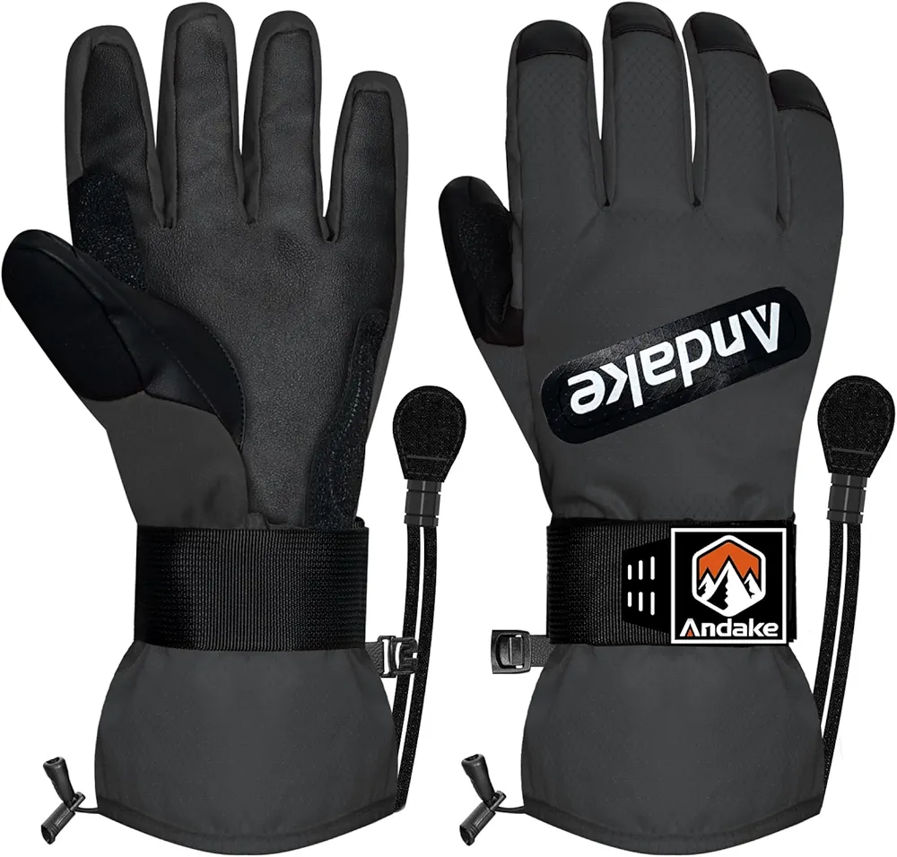 Read more about the article Andake Ski Gloves Winter Snow Gloves for Skiing, Snowboarding, Climbing and Skating