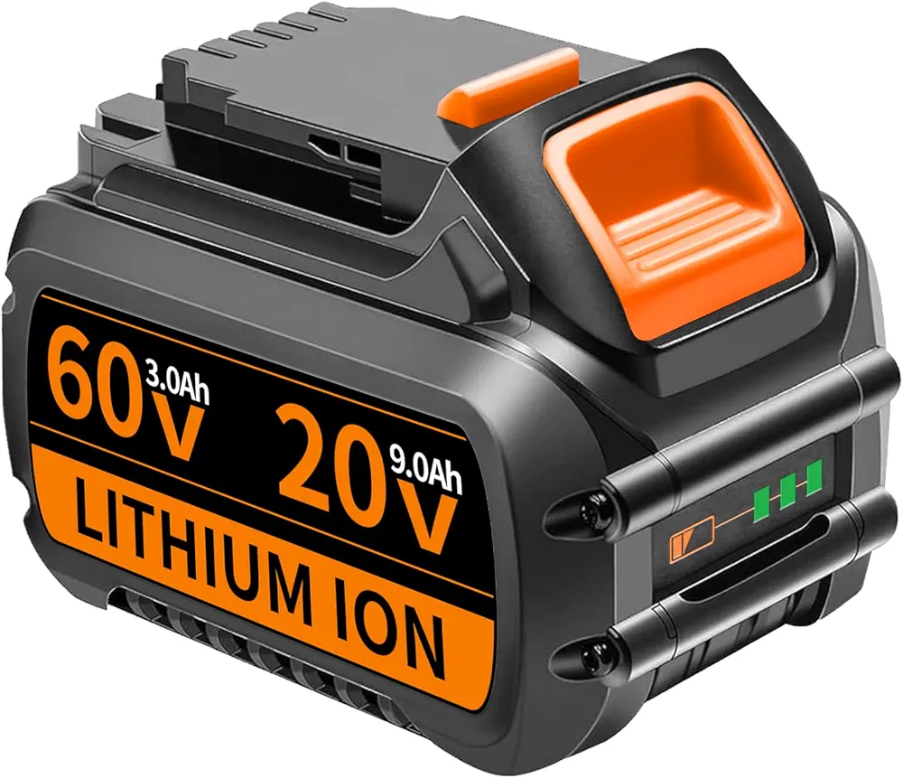 Read more about the article 9000mAh Replacement for DeWalt 20V/60V Battery Compatible with DeWalt Battery DCB609 DCB606