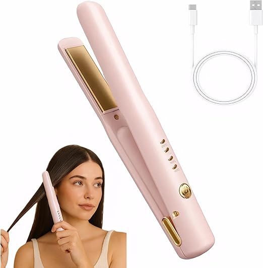 Read more about the article Mini Cordless Hair Straightener & Curling Wand