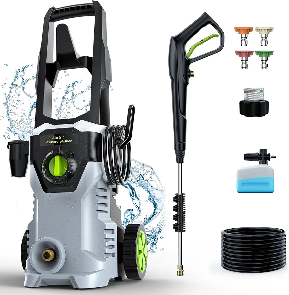 Read more about the article Pressure Washer, Power Washer with Foam Cannon High Pressure Washer for Cars, Fences, Patios, Decks