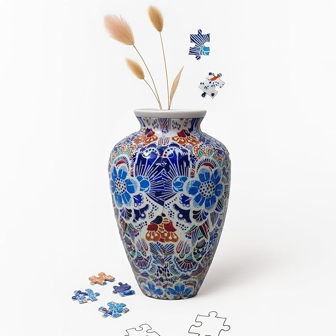Read more about the article 3D Puzzle Vase Unique Flower Vase for Adults Made by 120 Curved Plastic Puzzle Pieces, Vases for Flower Home Creative