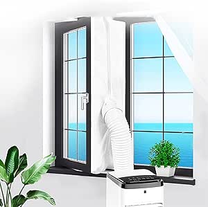 Read more about the article AC Window Seal,Portable Universal Window Kit for Mobile Air Conditioner Unit and Tumble Dryer 400cm/158Inch,Hot Air Stop Air Exchange
