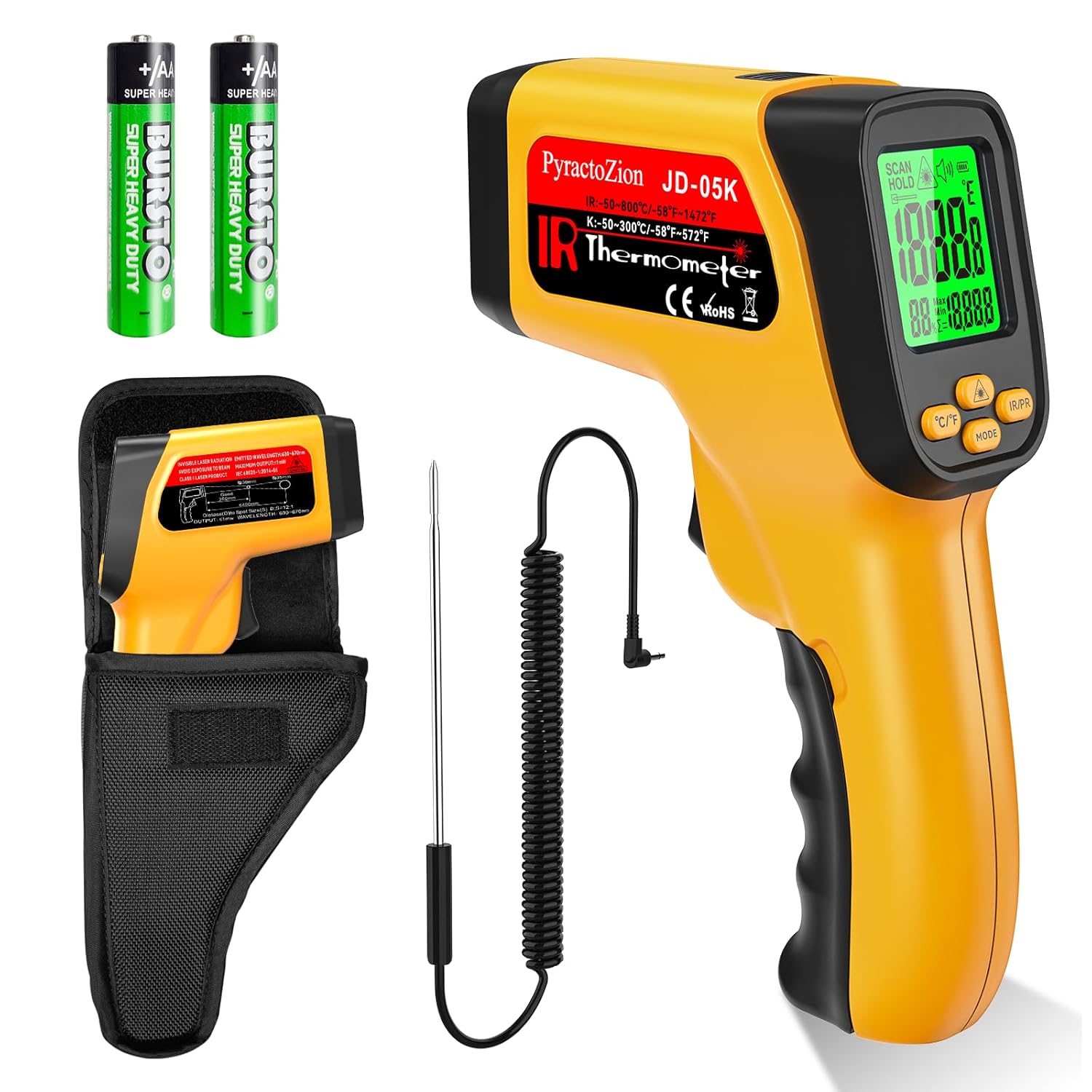 Read more about the article Dual-Mode Infrared Thermometer Gun