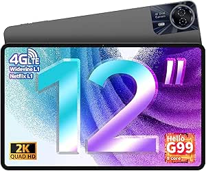 Read more about the article TECLAST Tablet T60Pro 12 Inch Android 15 Tablets 2K Display, Helio G99 Gaming Tablet, 4G LTE Dual LTE, 20GB RAM + 128GB ROM, 8000mAh, Widevine L1, GPS/GMS, Tablet PC with USBC Port, 18W Quick Charge