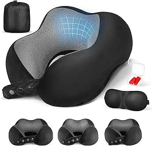 Read more about the article Lychico Travel Neck Pillow for Airplane, Car & Train – Ergonomic