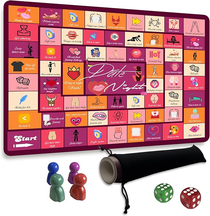 Read more about the article Couples Games for Adults, Date Night Board Games for Boyfriend Girlfriend Relationship Conversation, Adultopoly Board Game Dirty Activities