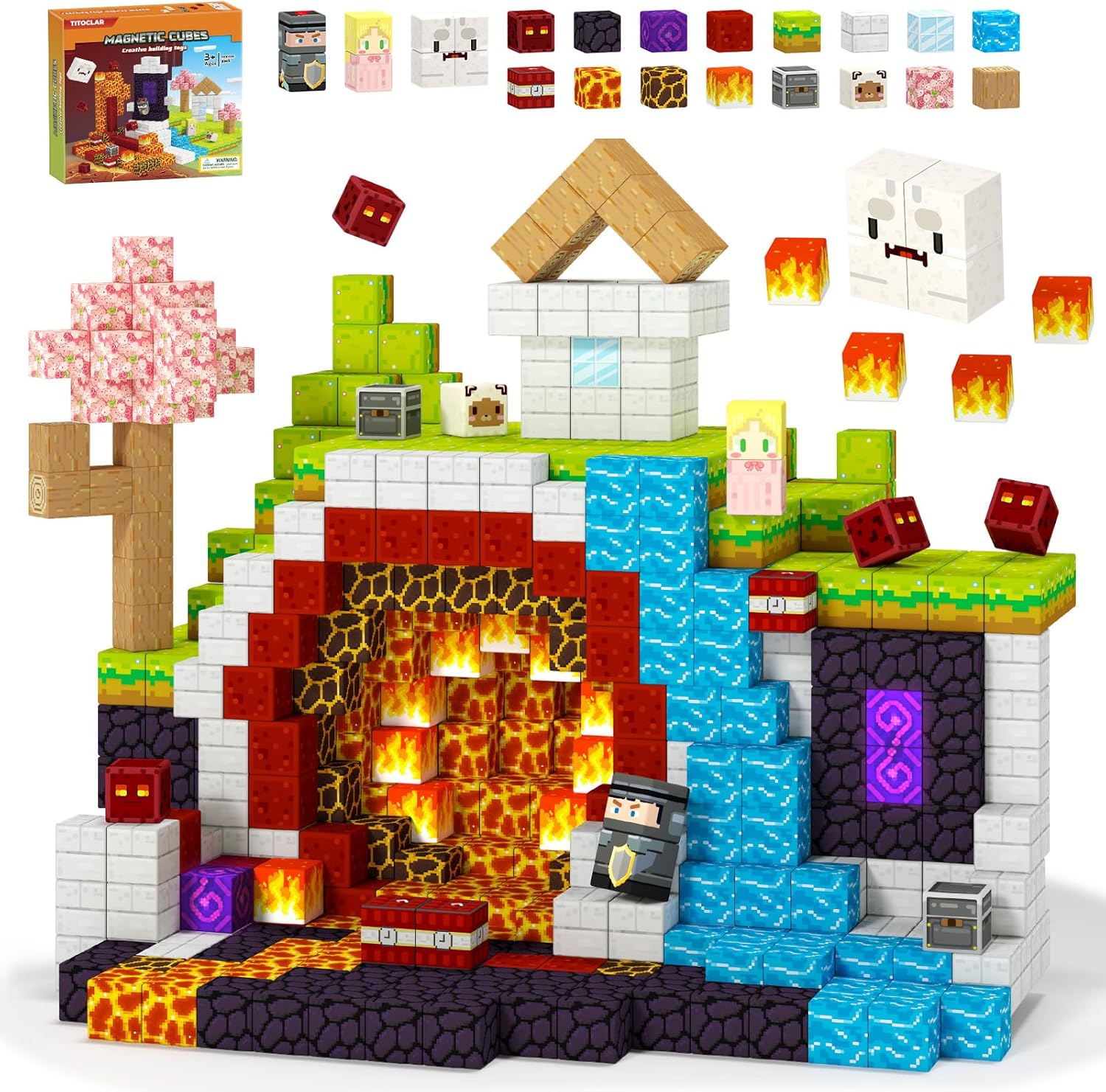 Read more about the article 100PCS minecraft magnetic blocks