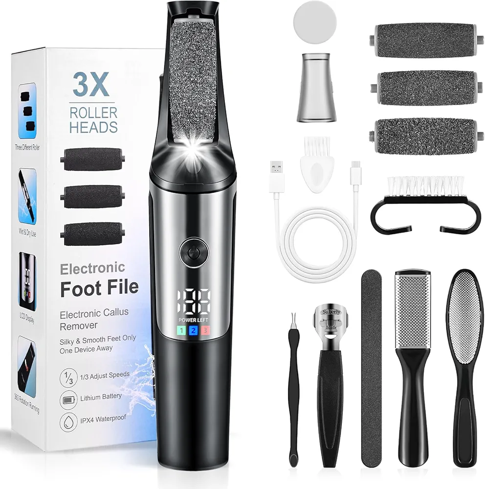 Read more about the article Lychico Electric Foot File, Rechargeable Foot Callus Remover Waterproof Callus Remover Foot Care Utensil