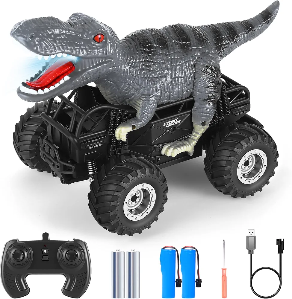 Read more about the article Remote Control Car, 2.4GHz, 1:18 Scale RC Cars with Light, 98FT, 8KM/H, Rechargeable Battery, All Terrain Monster Truck Toys