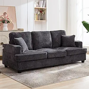 Read more about the article Couches for Living Room, 89 inch Cloud Couch Sofa in Chenile with Extra Comfy Soft Deep Seats, Modern 3 Seater Sofas for Living