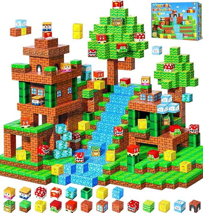 Read more about the article LUVTOY Magnetic Building Blocks – 108 Pieces Magnetic Building Blocks Children – Magnetic Toy Magnetic Toy Magnets Children – Toy from 3 4 5 6 7 8 9 Years Boys and Girls