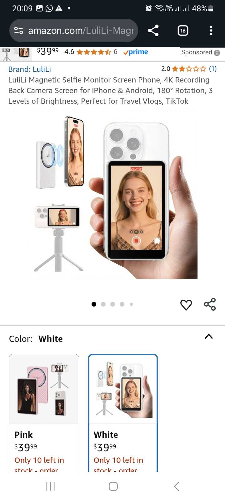 Read more about the article selfie monitor screen iphone