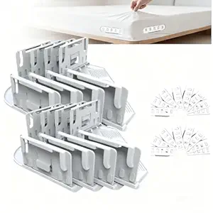 Read more about the article Bed Sheet Holders for Corners, 8Pcs Heavy Duty Mattress Sheet Holders