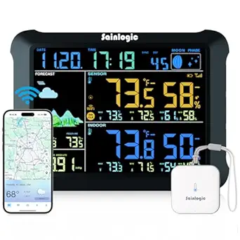 Read more about the article Sainlogic WiFi Smart Weather Station SA1 with 24H/ 7Days Accurate Weather Forecast by Weatherseed® AI, Email &