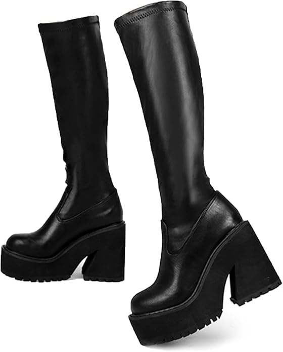 Read more about the article Womens Elastic Knee High Platform