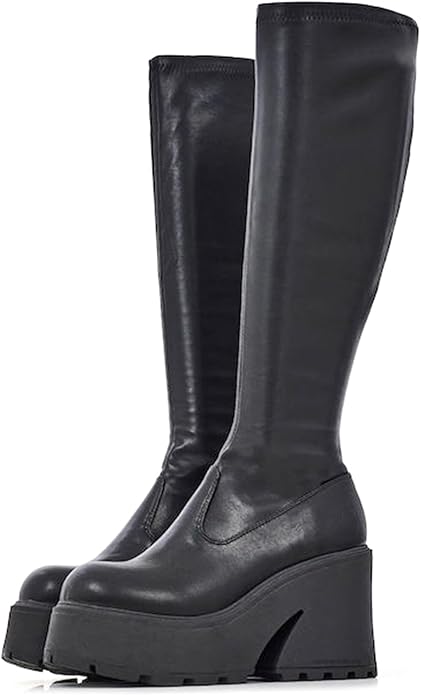 Read more about the article Knee High Boots Women Platform Chunky Heel