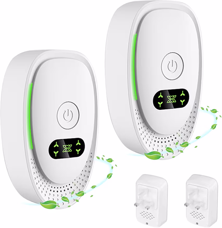 Read more about the article Air Purifier Plug In Air Ionizers, Negative Ion Technology Air Purifier, for Bedroom Smokers, 2-Pack Plug-In, Portable Mini Ioniser for Home, Quiet Odour Remover for Pets, Toilets, Offices, Rooms