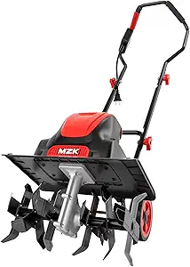 Read more about the article MZK 16-Inch 13.5-Amp Corded Electric Tiller/Cultivator, 8-inch tillling Depth with Adjustable Wheels, Foldable Electric Rototiller for Lawn/