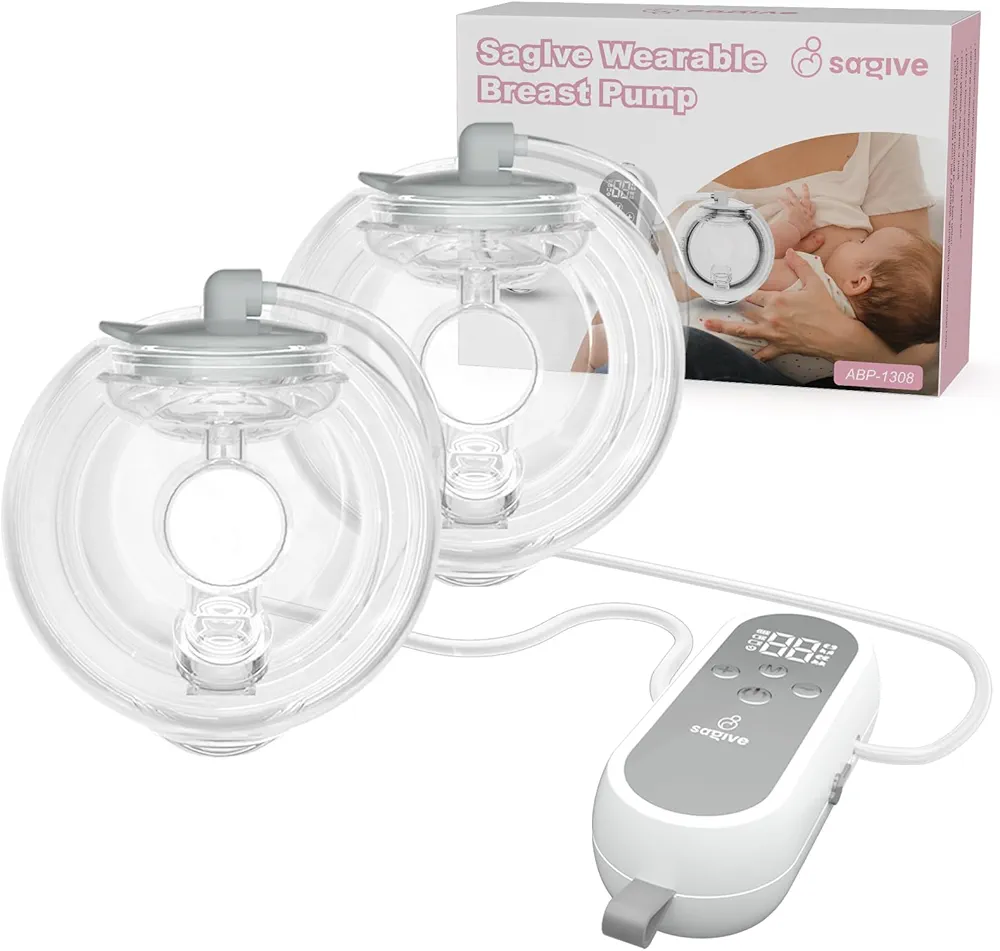 Read more about the article Breast Pump Hands Free,Wearable Breast Pumps Portable,Electric Breastfeeding Milk Pump with 4 Modes&12 Levels,300mmHg Comfortable Suction,Discreet&Leak-Proof