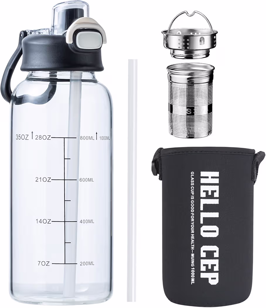 Read more about the article Glass water bottle