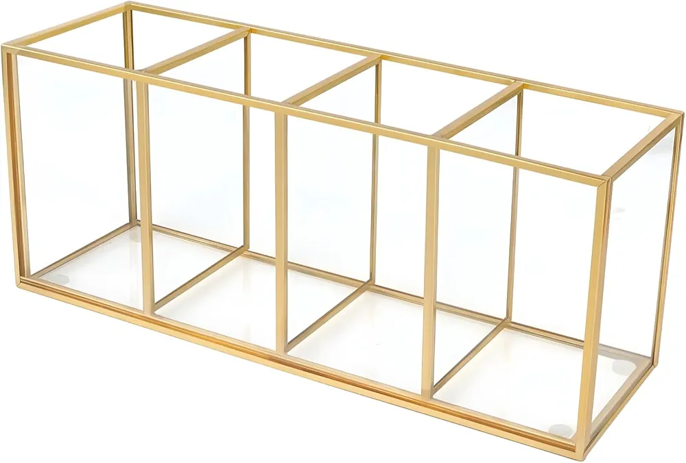 Read more about the article Pencil Holder for Desk, 4-Compartment Desktop Pen Organizer