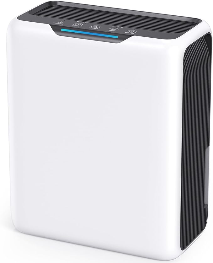 Read more about the article GOAMGE Dehumidifier 3 L, Electric Dehumidifier for 20 m² Home, Dual Peltier Technology, 30 dB Ultra Quiet for Bedroom, Intelligent Defrost, 24 H Timer