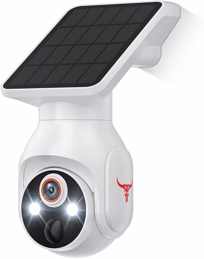 Read more about the article Orbitell Solar-Powered Outdoor Security Camera, 1080p WiFi, 2-Way Audio, Night Vision, App Control, Weather Resistant, IP65, Cloud Storage, Human Detection, 2.4GHz Only, Pan Tilt Control