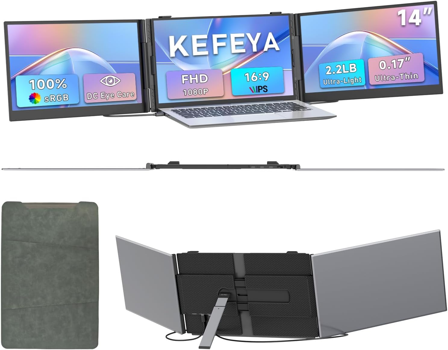 Read more about the article Ultra-Thin Triple Laptop Screen Extender,