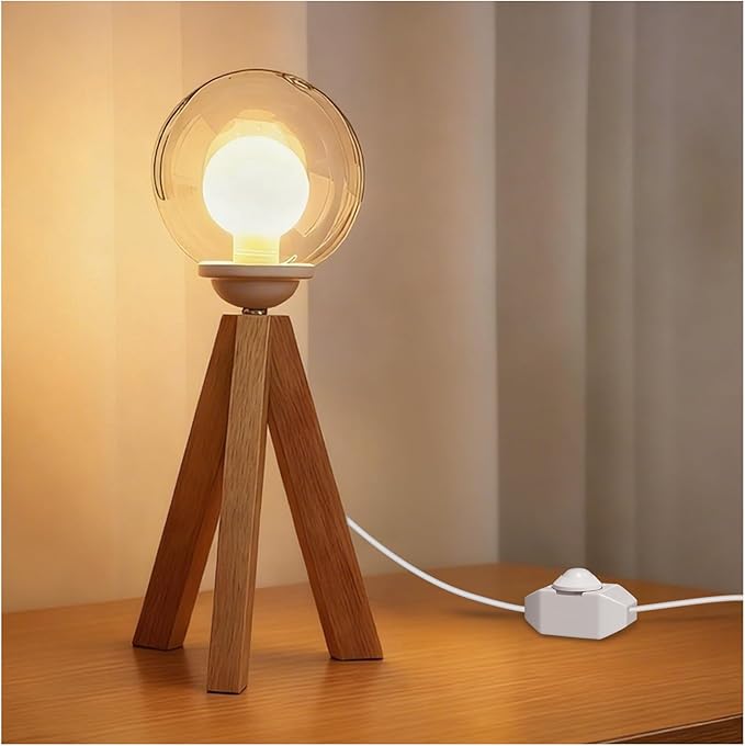 Read more about the article Wood Bedside Table Lamp with G9 LED Bulb