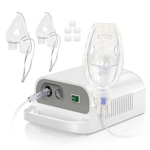 Read more about the article Nebulizer Machine for Adults & Kids – Portable Nebulizer Machine for Breathing with Mouthpiece and Mask, Desktop Compressor Nebulizer & Jet Nebulizers
