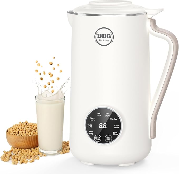 Read more about the article 40OZ Nut Milk Maker Machine – Multi-Functional Automatic Almond with 10 Blades, Plant-Based, Oat, Soy, and Dairy Free Beverages 12
