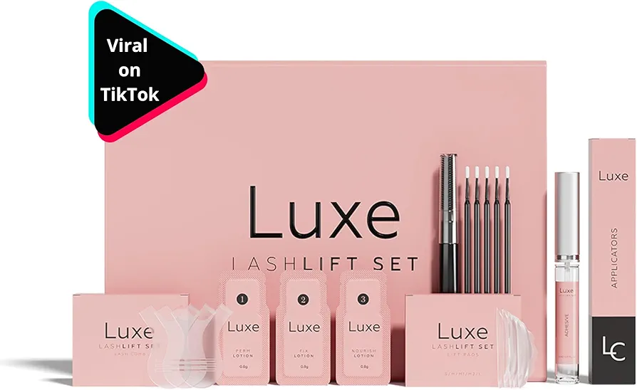 Read more about the article Luxe Cosmetics – Lash Lift Kit – Complete Set for Eyelash Lifting – New Pro Version – Easy to Apply and Long Lasting Finish – Professional Results up to 8 Weeks from Home
