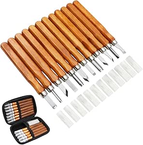 Read more about the article MAIKEHIGH 14 Pieces Wood Carving Tool, Carving Knife for Professionals and Beginners Carving Set for Carving with Whetstone and Bag