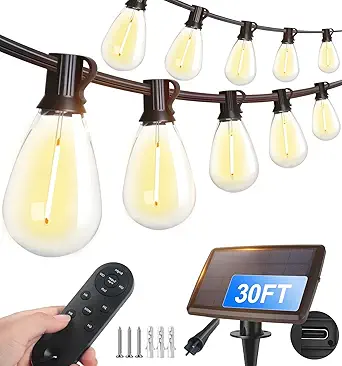 Read more about the article Tenmiro 30FT Solar String Lights Outdoor with Remote
