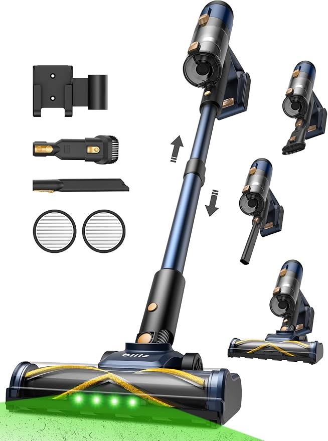 Read more about the article Vexilar V12 Wireless Vacuum Cleaner with Display/Anti-Tangle Brush, 50000Pa/450W/60Min Stick Vacuum Cleaner for Hard Floors, Carpets, Pet Hair