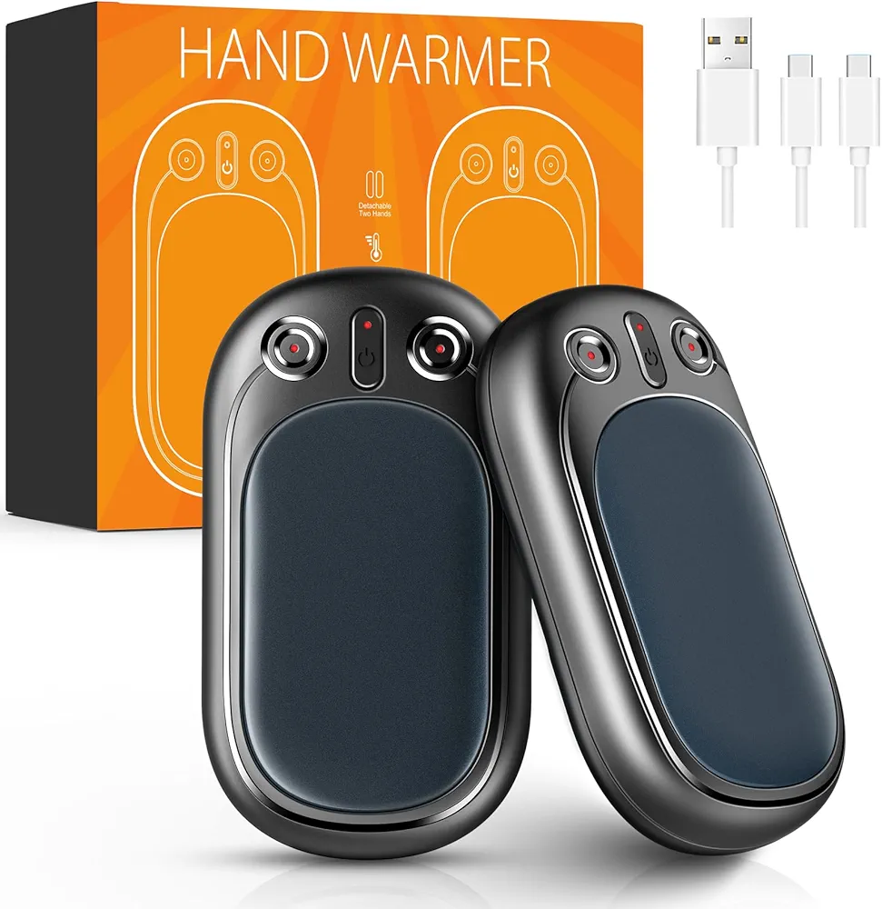 Read more about the article Hand Warmers Rechargeable USB & Reusable 2 Pack for Up to 12 hrs, Portable Electric Hand Warmer Electronic Pocket Heater, Tech Gifts for Men Women Raynauds Golf Skiing Hiking Camping Climbing Fishing