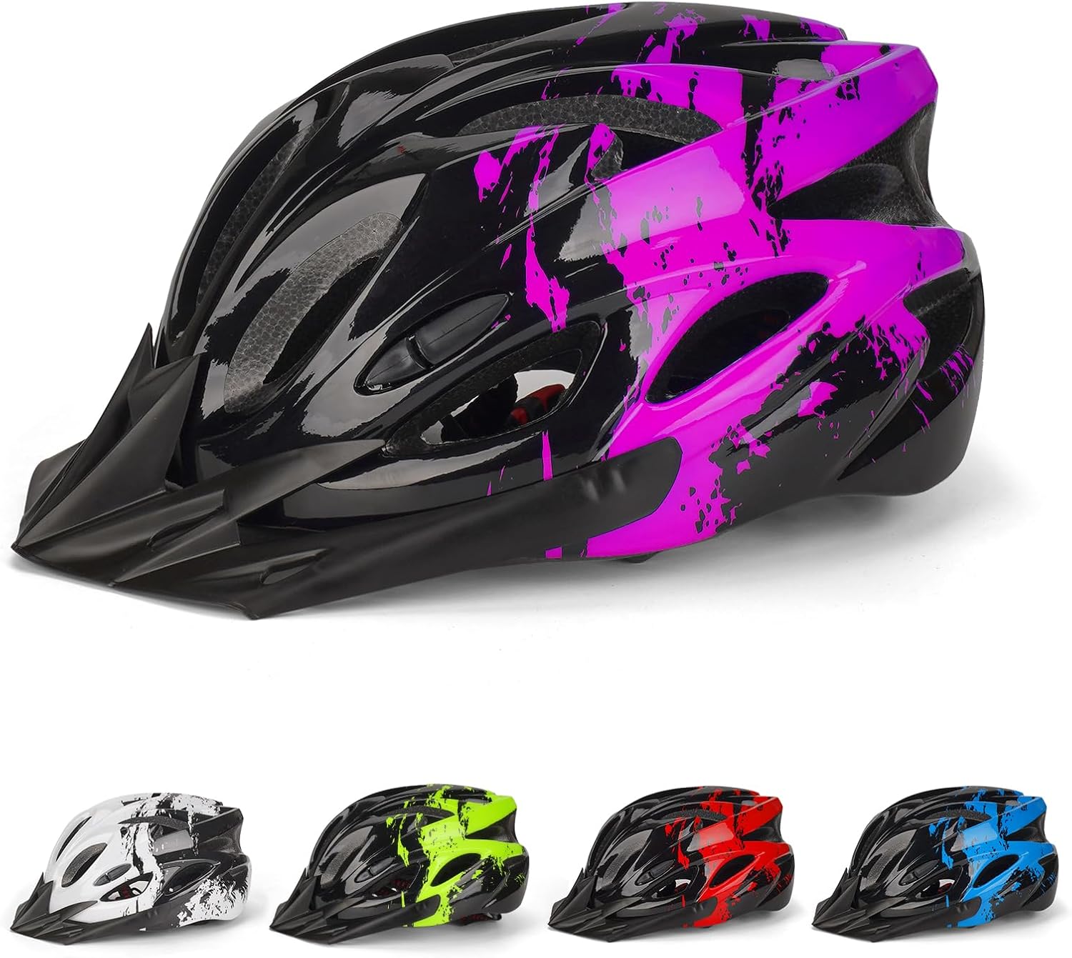 Read more about the article Fahrradhelm Kinder, Verstellbarer Kinderhelm für Jungen und Mädchen im Alter von 3–15 Jahren, Multisport-Kinderhelm (50–59cm), Sicherheitshelm für Fahrrad, Roller, Skating